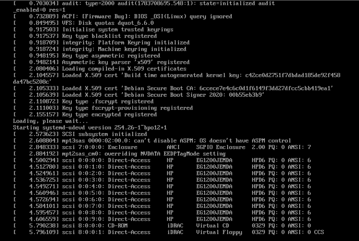 All 10 EG1200JEMDA SAS drives detected via mpt3sas (LSI 9211-8i)