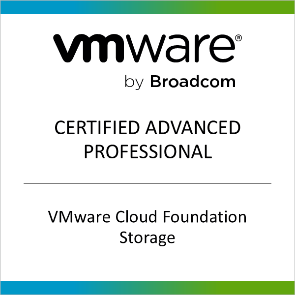 VMware Certified Advanced Professional - VMware Cloud Foundation Storage