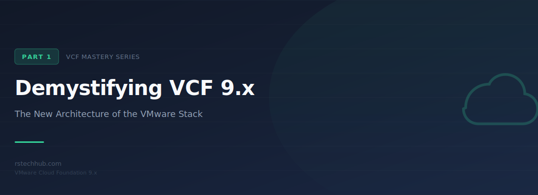 Demystifying VCF 9.x: The New Architecture of the VMware Stack