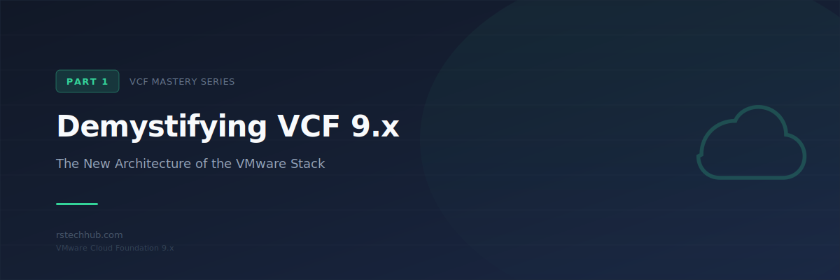 Demystifying VCF 9.x: The New Architecture of the VMware Stack
