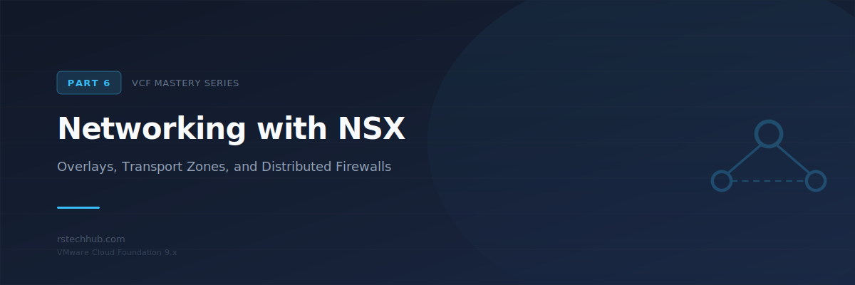 Mastering VCF 9.x (Part 6): Networking with NSX