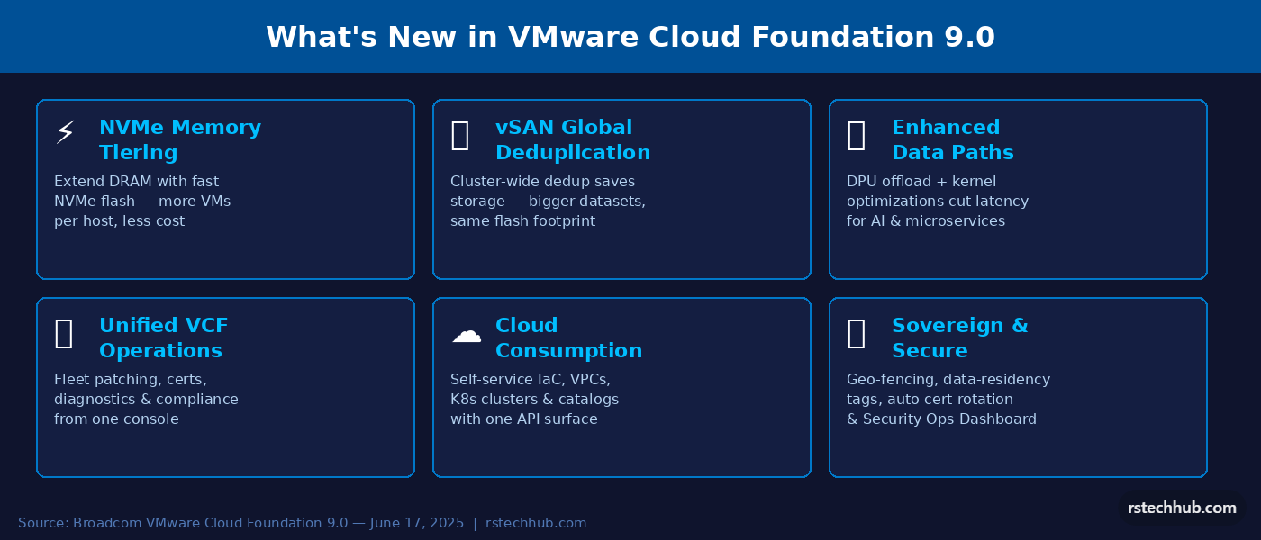 VCF 9.0 new features overview