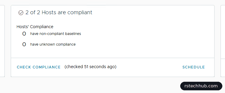 Hosts compliant