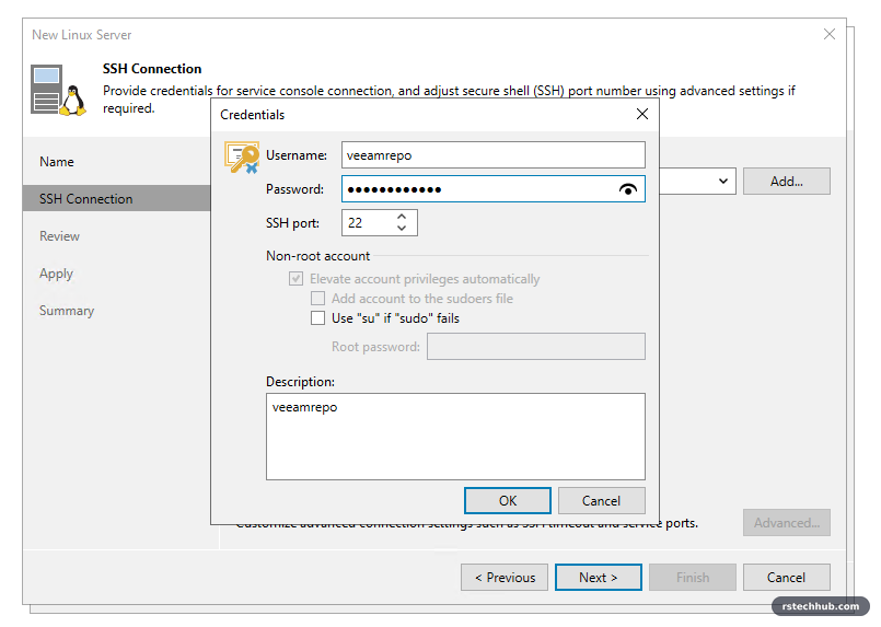 Single-use credentials for the hardened repository