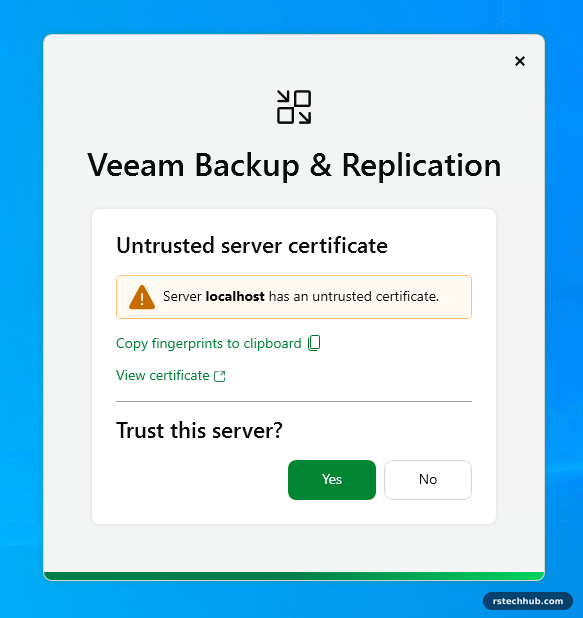 v13 checks the server certificate, even on localhost